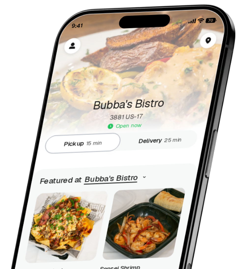 Bubba's Bistro app preview
